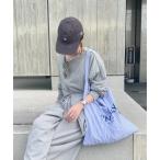 エコバッグ SUNDAYロゴトートバッグ(kiharu select) / サブバッグ エコバッグ 大容量 A4 プリント ロゴ入り 青 ブルー スト