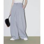 パンツ ツータックハイウエストワイドパンツ レディース
