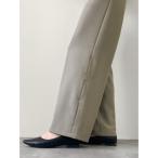  слаксы брюки боковой отверстие низ брюки женский 