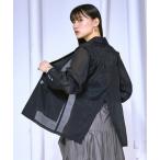ジャケット テーラードジャケット Airy light ショルダータックシアージャケット レディース