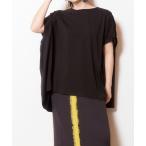 tシャツ バックギャザーTシャツ レディース