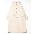 [Per sist ence] полупальто "даффл коут" FREE слоновая кость женский 