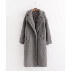 [Mela] Пальто Честерфилд FREE серый женский 