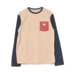 「patagonia」 刺繍長袖Tシャツ S ネイビー メンズ