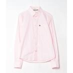 「Abercrombie&Fitch」 長袖シャツ S ピンク メンズ