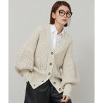 ショッピングボレロ 「Curensology」 ニットカーディガン FREE アイボリー レディース
