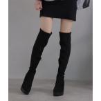 ショッピングニーハイブーツ 「VIVIAN」 ロングブーツ LL ブラック系その他3 レディース