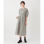 ワンピース 「WEB限定」タックワンピース/リバティプリント