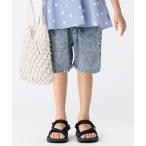 パンツ SHIPS Colors_「接触冷感・洗濯機可能」クールタッチ デニム ショーツ(90〜140cm) キッズ 子供服