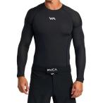 ラッシュガード RVCA メンズ 「VA SPORT」 SPORT RASHGUARD LS 長袖ラッシュガード 「2025年夏モデル」/ルーカロゴ長
