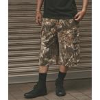 ショッピングツリー カーゴパンツ リアルツリー柄 ハーフカーゴパンツ メンズ レディース