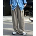 パンツ ピグメントリネン混トラウザーパンツ レディース メンズ