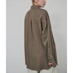 ブラウス シャツ Cut Off Over Shirt レディース メンズ