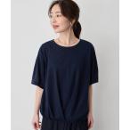 tシャツ 2025年春夏「接触冷感・UVカット」オーガニックコットンドロストTシャツ レディース