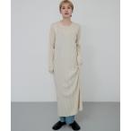 ワンピース Layered Rib Knit One-piece