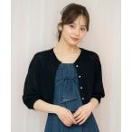 カーディガン コンパクトシアーカーディガン レディース