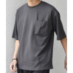 tシャツ SHIPS any_「接触冷感」COOL TOUCH スムース リラックス ポケット Tシャツ メンズ