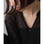 ネックレス 「SAMH by LILAS」アベンチュリンネックレス SV レディース