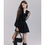 ワンピース side see-through point one-piece