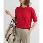 ニット セーター 「UR TECH ひやサラクール」コットンハーフスリーブKNIT レディース
