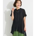 ブラウス シャツ ヴィンテージボイルタックチュニック レディース