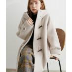 ショッピングダッフル 「natural couture」 ダッフルコート FREE アイボリー レディース