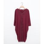 ショッピングVivienne 「VIVIENNE TAM」 7分袖ワンピース 1 レッド レディース