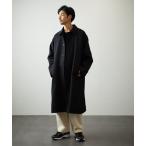 [FREAK'S STORE] пальто с отложным воротником LARGE черный мужской 
