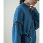 「Kastane」 長袖ニット FREE スカイブルー レディース