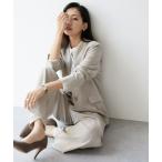 「7days Life Styling」 パンツスーツ 3L ベージュ レディース