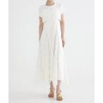 ワンピース 「残りわずか！」レースコンビサイドスリットキャミワンピース｜細見え/夏服