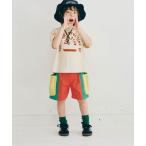 パンツ マルチカラーサイドポケットハーフパンツ キッズ 子供服 男の子 女の子