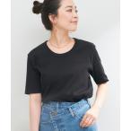 tシャツ ウォッシャブル / 接触冷感 / C/PEフライスUネックTEE レディース