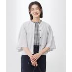 カーディガン 「洗える・抗菌防臭」COTTON ACETATE DRY バタフライスリーブ カーディガン レディース