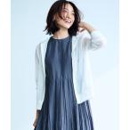 パーカー 「WEB限定カラーあり・洗える」SHEER LIGHT KNIT ラメ パーカー レディース