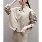 コート アウター MEYAME/メヤメ　フローラルショートコーチジャケット　FLORAL SHORT COACH JACKET レディース