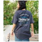 tシャツ SURF ロゴ 刺繍 オーバーサイ