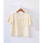 tシャツ フリルテープ刺繍アソートTシャツ レディース