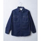 シャツ 「KATO'/カトー」3ST WORK SHIRTS ライトオンス 8oz ミリタリー デニム シャツ KS007OW メンズ レディース