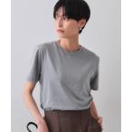 tシャツ ラメベーシックTシャツ「洗濯機洗い可」 レディース