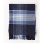 「Johnstons of Elgin」 ストール FREE ネイビー レディース