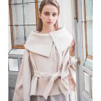 「NOELA」 ポンチョコート フリー オフホワイト レディース