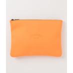 「HERMES」 クラッチバッグ - オレンジ レディース