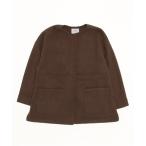 [coen] no color пальто M темно-коричневый женский 