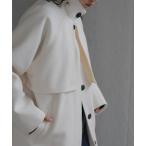 [hellam] пальто с отложным воротником FREE слоновая кость женский 