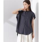 ブラウス シャツ Anti Smell Linen フレンチスリーブシャツ レディース