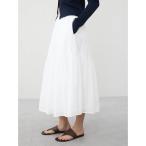 ショッピングゴム スカート BANANA REPUBLIC FACTORY STORE　　ボイル ティアード ミディスカート