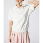 tシャツ 「RIENDA GOLF」RDバイカラールーズポロシャツ 半袖 夏服 レディース
