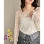 tシャツ long sleeve sheer inner / ロングスリーブシアーインナー レディース