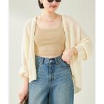 カーディガン linen sweat ボレロ レディース